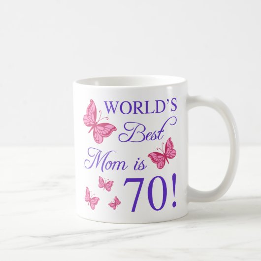 70誕生日ママ コーヒーマグカップ (右)