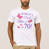 70誕生日ママ Tシャツ (正面)