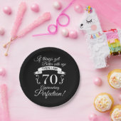 70誕生日ユーモアが完成に迫る ペーパープレート (パーティー)