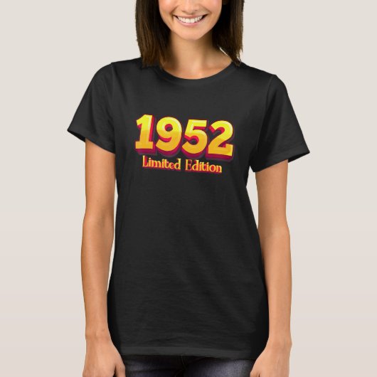 70誕生日レディースメンズ70年1952 48 Tシャツ (正面)