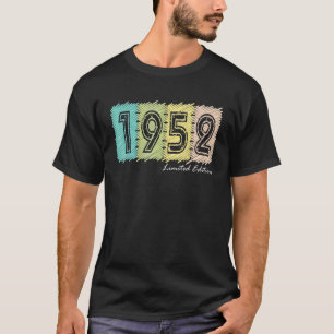 70誕生日レディースメンズ70年1952 9 Tシャツ