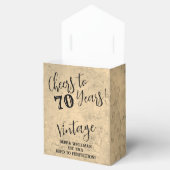 70誕生日ヴィンテージ素朴応援～70年 フェイバーボックス (オープン)