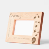 70誕生日刻印記念フレーム レーザー彫刻フレーム (左)