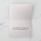 70誕生日多肉植物on Terrazzo カード (内部)