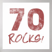 70誕生日岩 ポスター (正面)