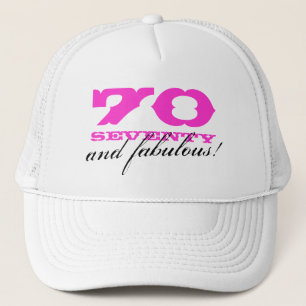 70誕生日帽   70そして素晴らしい！ キャップ