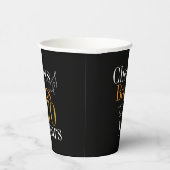 70誕生日応援とビアーズブラック金ゴールドパーティー 紙コップ (右)