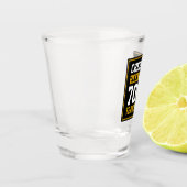 70誕生日応援&ビール70年おもしろい ショットグラス (左)