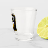 70誕生日応援&ビール70年おもしろい ショットグラス (右)