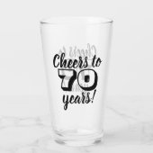 70誕生日応援~70年ビール/飲み タンブラーグラス (裏面)