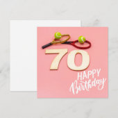70誕生日愛のテニスボール (正面/裏面)