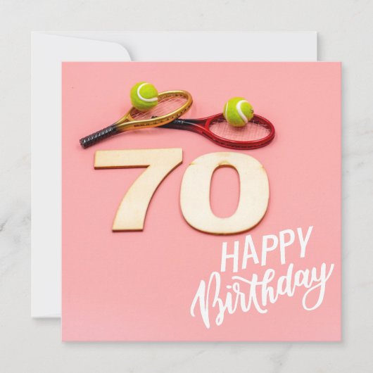 70誕生日愛のテニスボール (正面)
