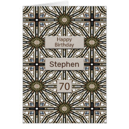 70誕生日抽象芸術デザイン