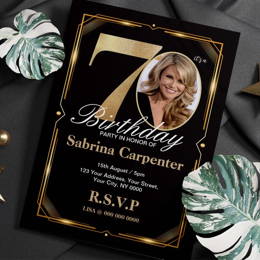 70誕生日招待状(写真あり) 招待状