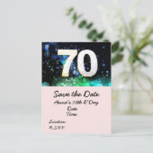 70誕生日日付の保存 ポストカード (スタンド正面)