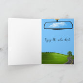 70誕生日用ブラックオドメータ カード (内部)