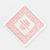 70誕生日番号模様ホタテ珊瑚/白 (コーナー)