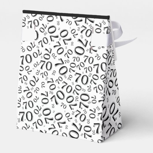 70誕生日白黒番 フェイバーボックス (裏面サイド)