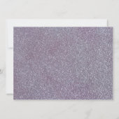 70誕生日紫の花 招待状 (裏面)