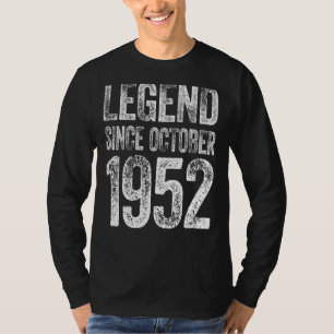 70誕生日10月生まれ70年伝説1年 Tシャツ