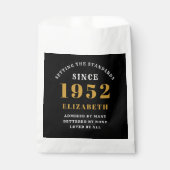 70誕生日1952エレガント金ゴールド赤い好意バッグ フェイバーバッグ (正面)