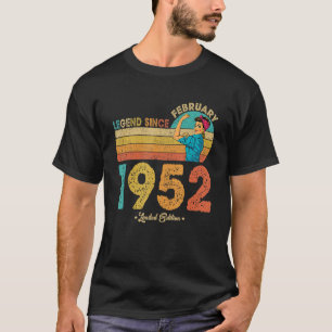 70誕生日1952年2月伝説1952年70歳 Tシャツ
