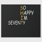 70誕生日1952年70歳ハッピーイム70 ラッピングペーパー (フラット)