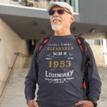 70誕生日1953名ダークブルー金ゴールド伝説 Tシャツ<br><div class="desc">70誕生日Tシャツの名前を追加。指定したテンプレートで名前と年を編集する。素晴らしいカスタムダークネイビーブルーの誕生日Tシャツ。さらに多くのギフトやパーティー用品は、店の"伝説"のデザインで利用可能。</div>