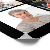 70誕生日55フォトコラージュ応援~70年 ポスター (角)