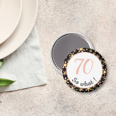 70誕生日70おもしろいだから何だやる気を起こさせる マグネット