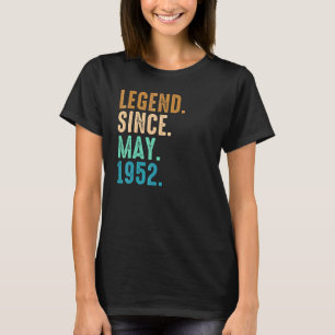 70誕生日70歳の伝説1952年5月以来 Tシャツ