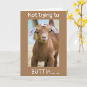 (70誕生日)で**お尻**をインしようとしていません カード (黄色い花)