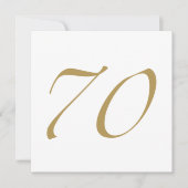 70誕生日 カード (正面)