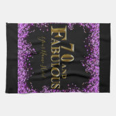 70誕生日 キッチンタオル (横)