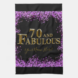 70誕生日 キッチンタオル