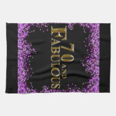 70誕生日 キッチンタオル (横)