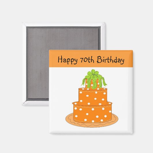 70誕生日 マグネット (正面/裏面)