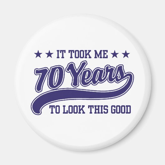 70誕生日 マグネット (正面)