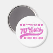 70誕生日 マグネット (正面/裏面)