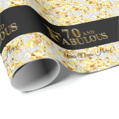 70誕生日 ラッピングペーパー (ロールコーナー)