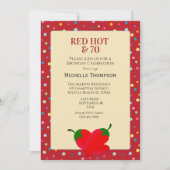 70誕生日 招待状 (正面)