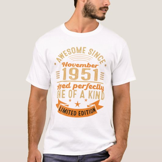 70誕生日 男性へ Tシャツ (正面)