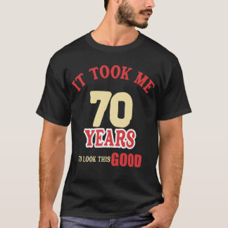 70誕生日、70歳 – 70歳 Tシャツ