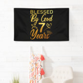 70賛美年間の神の信仰70誕生日 横断幕 (インサイチュ)