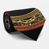 [700]ゴールデンドラゴン中国のフカンロン ネクタイ (ロール)