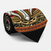 [700]チベットダブルドルジェマンダラ ネクタイ (ロール)