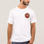 [700]バビロニア人によって飛ぶBull Lamassu [3D] Tシャツ (正面)