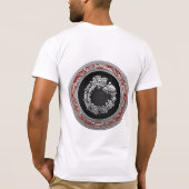 [700]ヘビ神ケツァルコアトル[シルバー] Tシャツ (裏面)