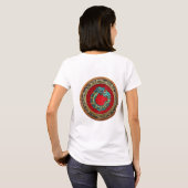 [700]ヘビ神ケツァルコアトル[玉] Tシャツ (裏面フル)