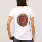 [700]ヘビ神ケツァルコアトル[玉] Tシャツ (裏面)